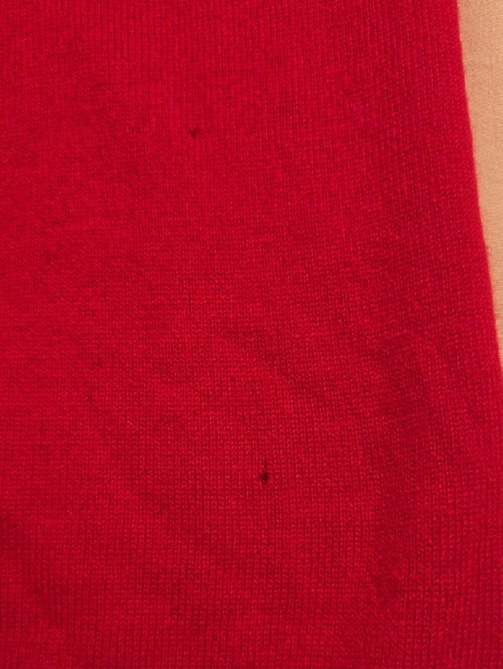 100% Cashmere Banana Republic Red Short-Sleeve Sweater Dress - Picture 4 of 5